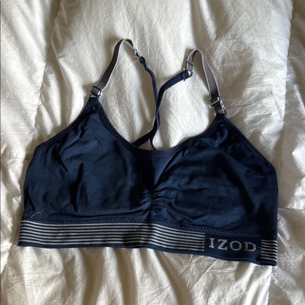 IZOD Navy Seamless Comfort Bralette